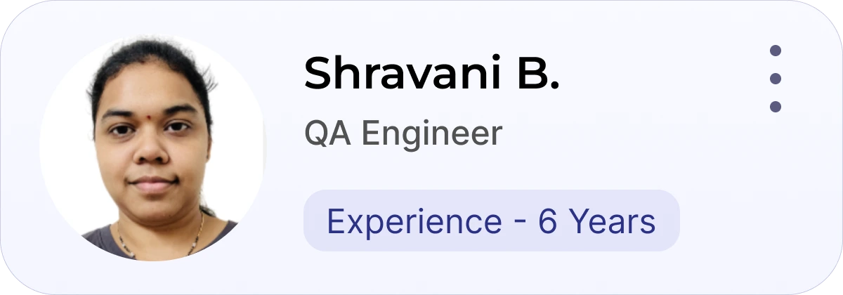 QA Engineer